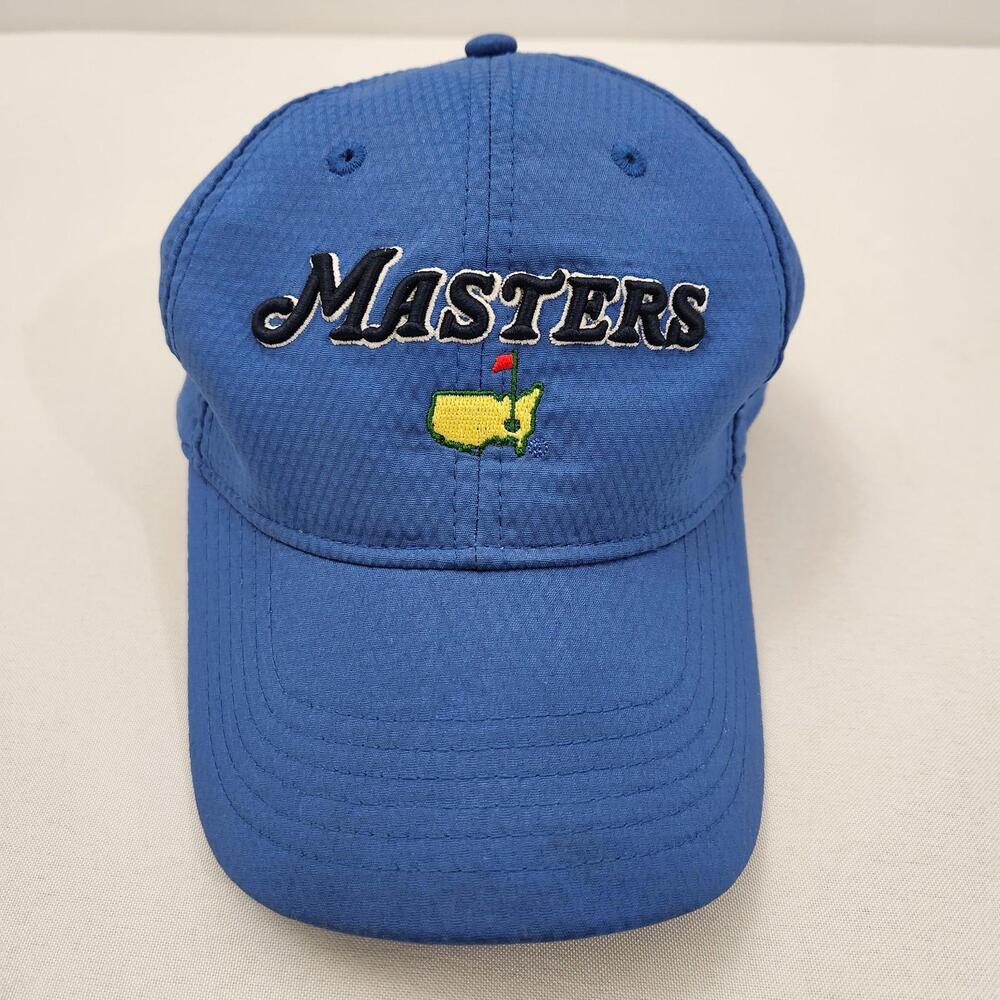 Masters Golf Tournament Augusta National Blue Gold Adjustable Hat Cap 2018